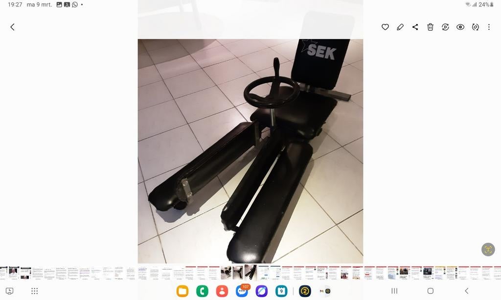 Stretchbank voor spreidzit (vechtsporten), Sport en Fitness, Vechtsporten en Zelfverdediging, Ophalen, Gebruikt, Taekwondo, Vechtsportmaterialen