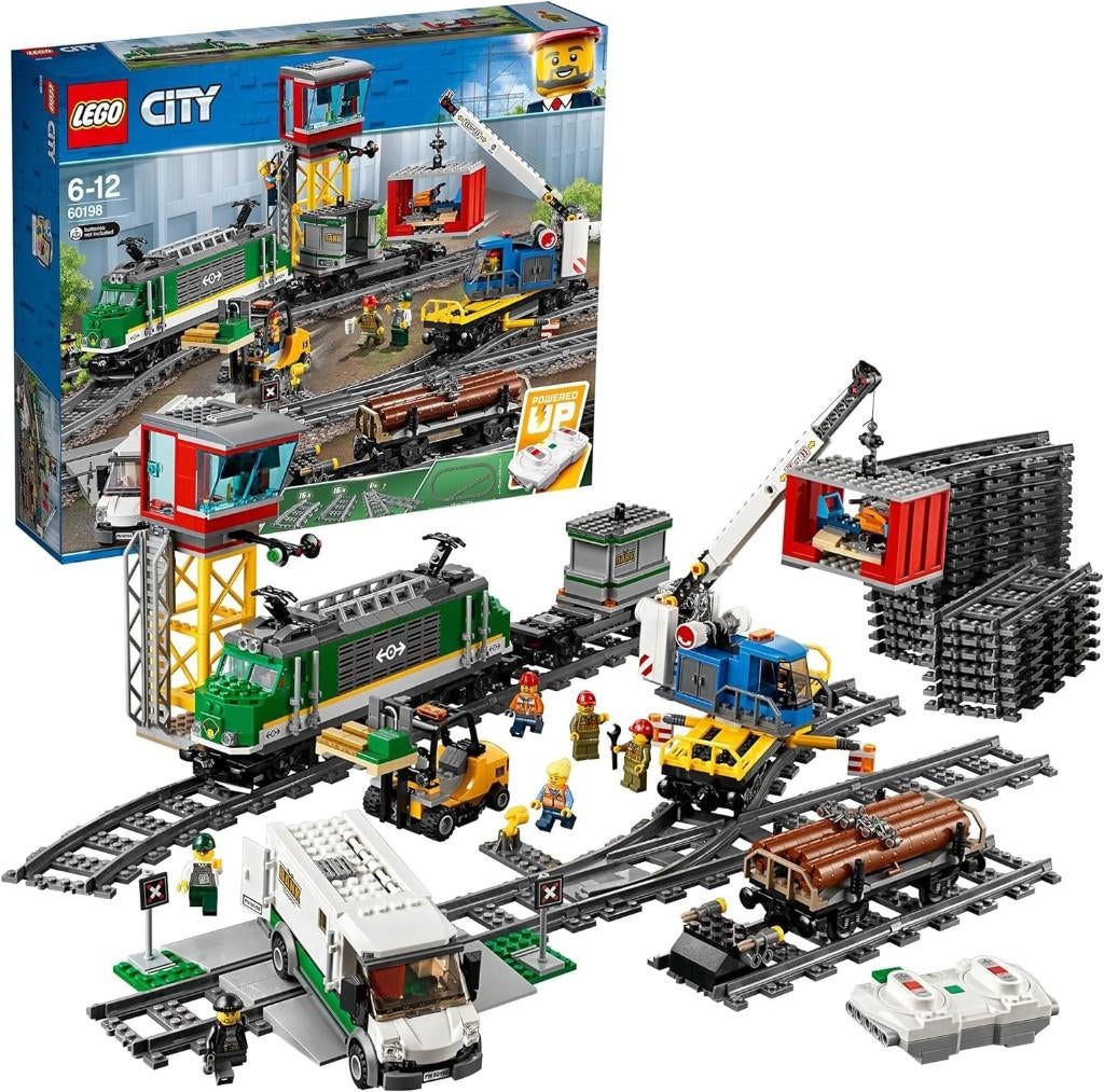 Neuf -  Lego Le train de marchandises télécommandé (60198), Enfants & Bébés, Jouets | Duplo & Lego, Neuf, City, Lego, Ensemble complet