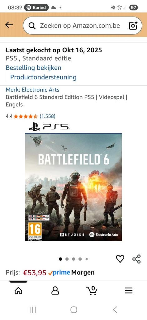 Battlefield 6 ps5, Ophalen of Verzenden