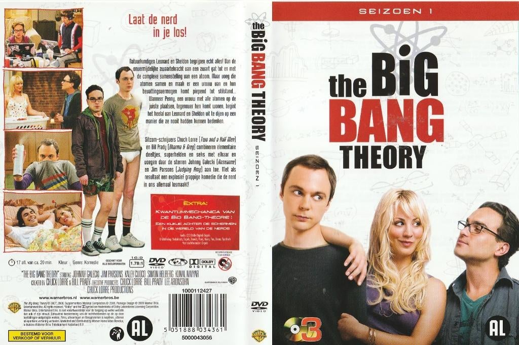 The big bang theory seizoen 1, Alle leeftijden, Ophalen of Verzenden, Zo goed als nieuw, Boxset