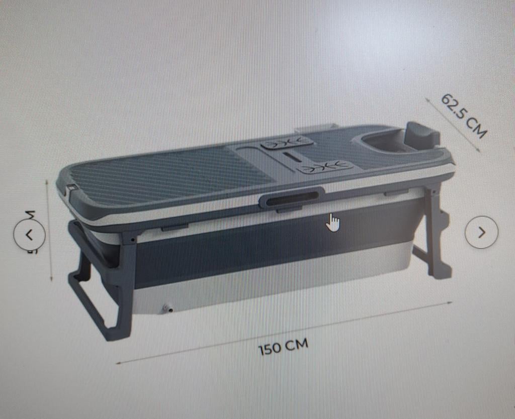 Opvouwbaar bad Foresta, Huis en Inrichting, Badkamer | Badkamermeubels, Gebruikt, Overige typen, Minder dan 100 cm, Ophalen