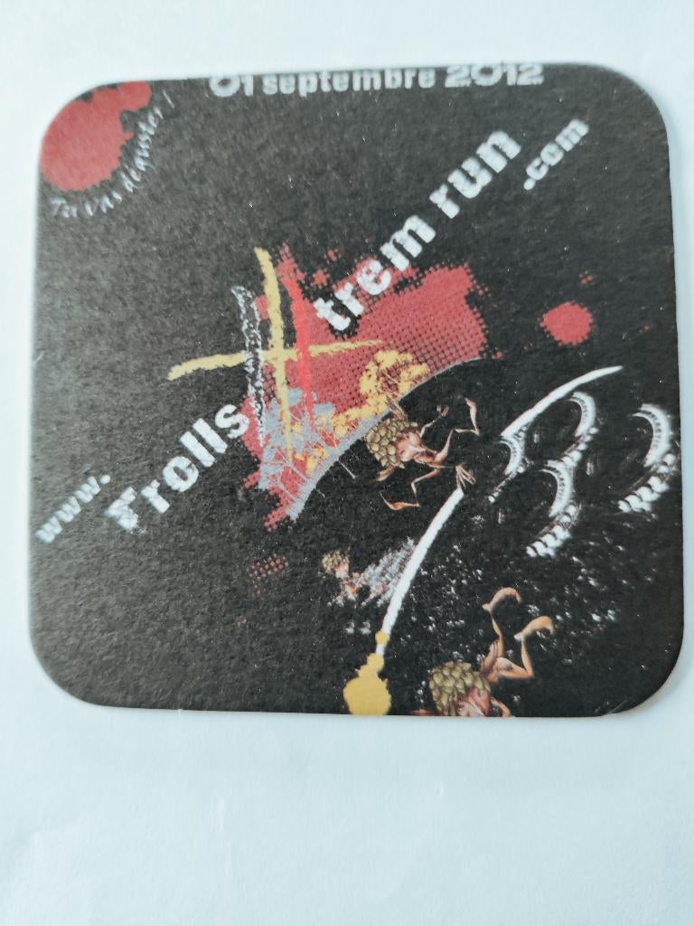 Bierviltje Cuvée des trolls R/V, Collections, Enlèvement ou Envoi, Comme neuf, Sous-bock, Autres marques