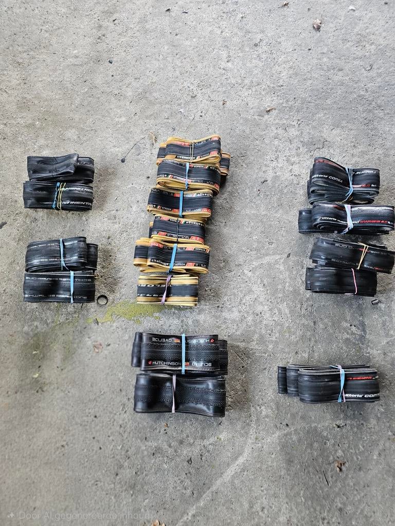 Lot de pneus de vélo de route, Continental, Challenge, Schwa, Enlèvement, Comme neuf, Pneu