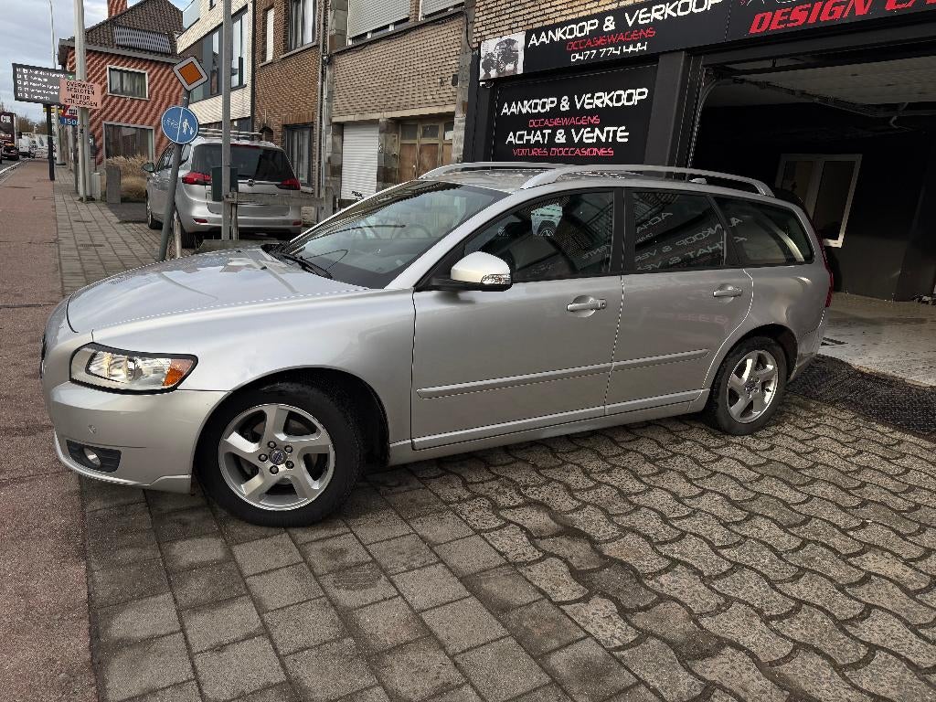 Volvo V50 1.6D jaar 2012 Lederen Navigatie Netto 5579, Auto's, Volvo, Parkeersensor, Euro 5, Leder, Bedrijf