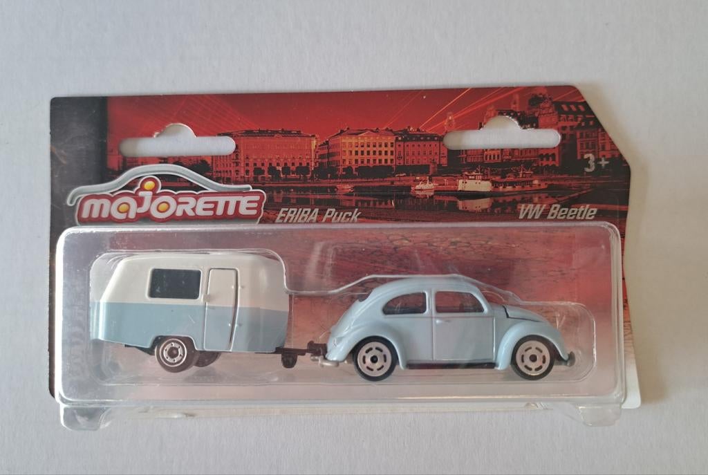 Vw beetle + remorque majorette, Enlèvement ou Envoi, Neuf, Voiture