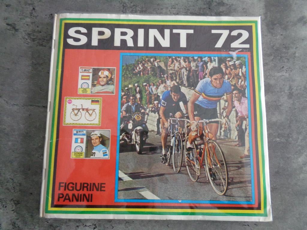 PANINI SPRINT 72 STICKER ALBUM WIELRENNERS 1972, Ophalen of Verzenden, Sticker