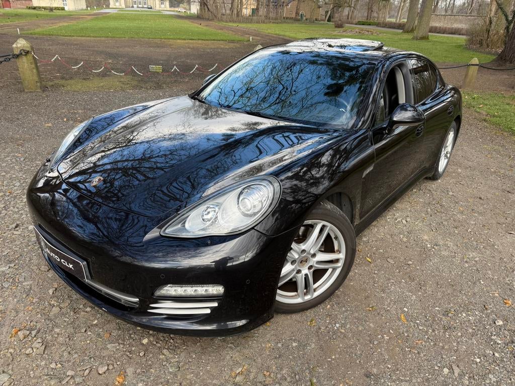 Porsche Panamera 3.0 Diesel PLATINUM VERSIE FULL 211 pk, Auto's, Porsche, 4 cilinders, Zwart, Leder, Particulier