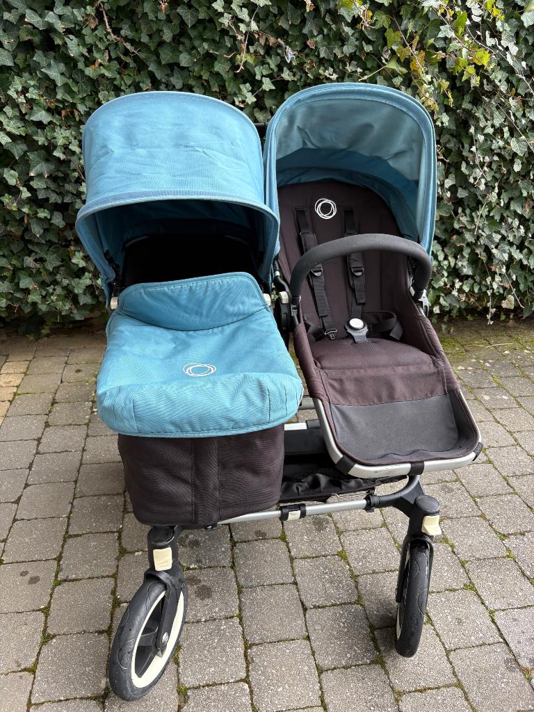Bugaboo Donkey Duo volledige set voor twin/duo/mono, Kinderen en Baby's, Ophalen, Gebruikt, Overige merken, Zonnekap
