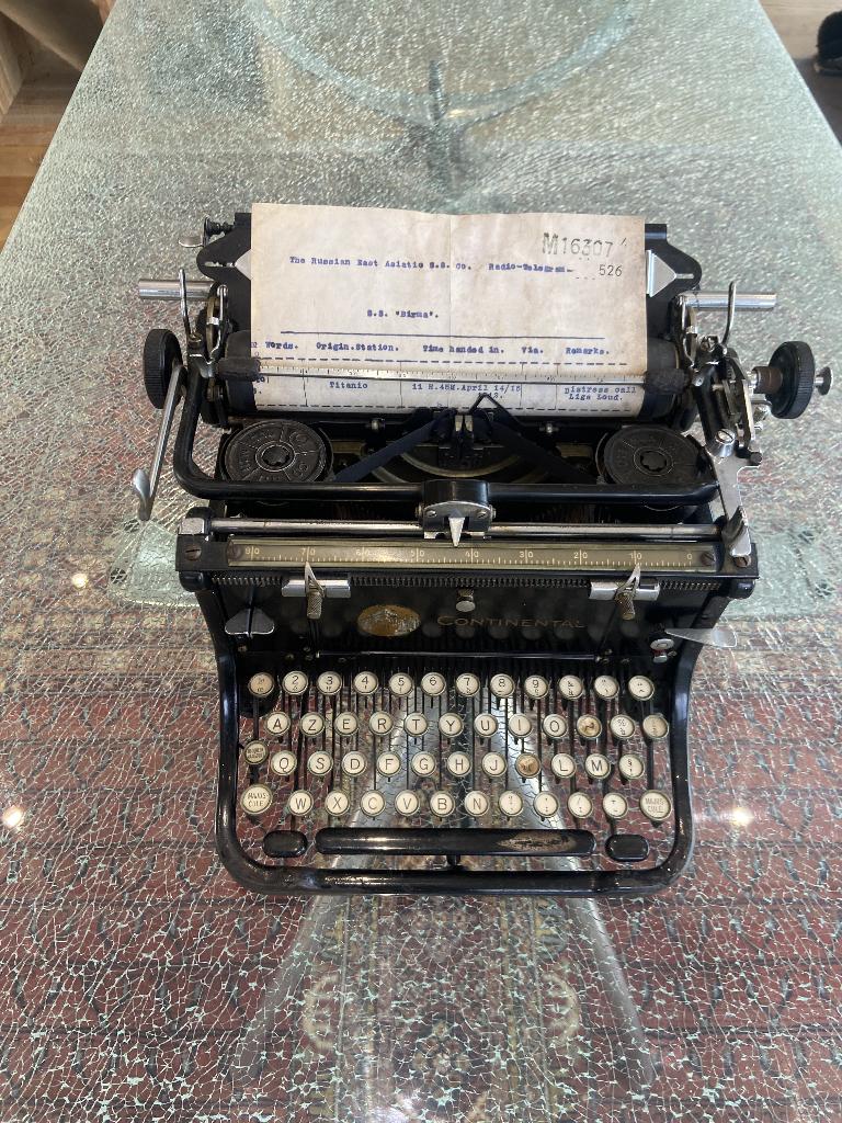 Continental Standard 1920 schrijfmachine, Diversen, Typemachines, Ophalen of Verzenden, Gebruikt