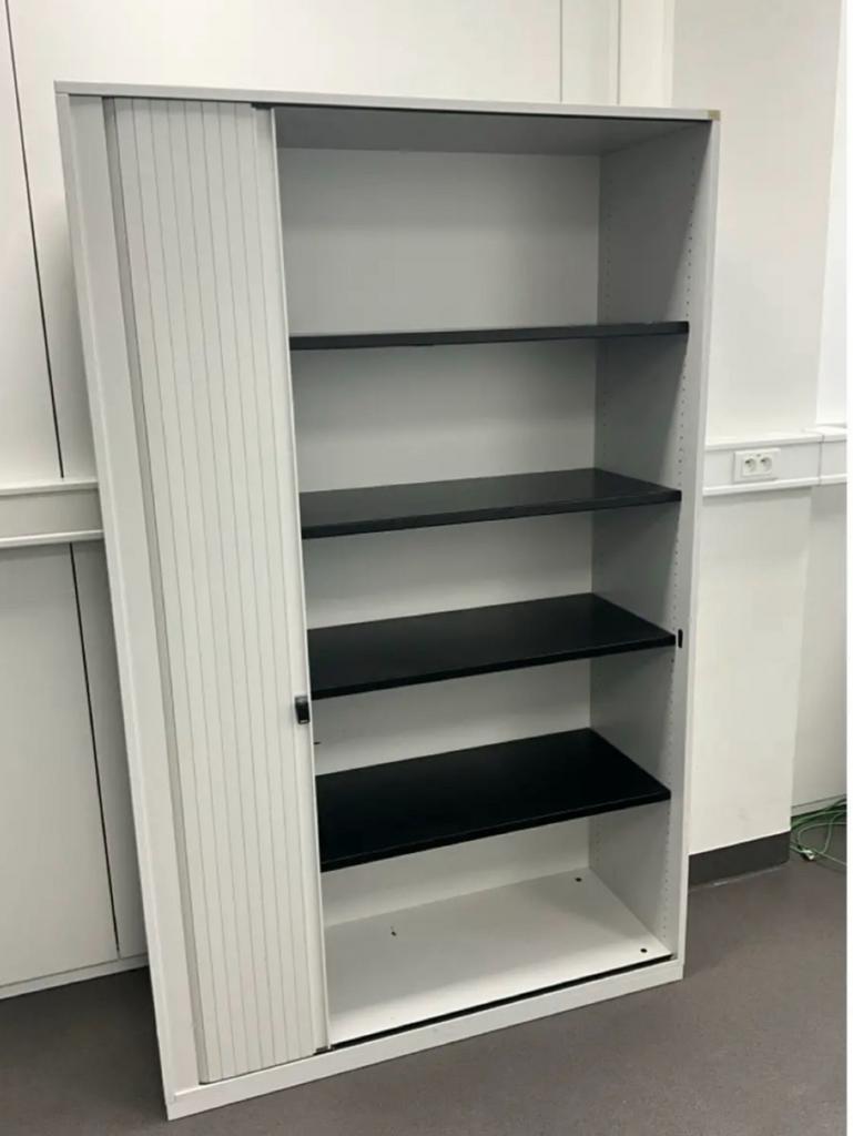 Archiefkasten met rolluikdeur, Ophalen, 100 tot 150 cm, Zo goed als nieuw, 25 tot 50 cm