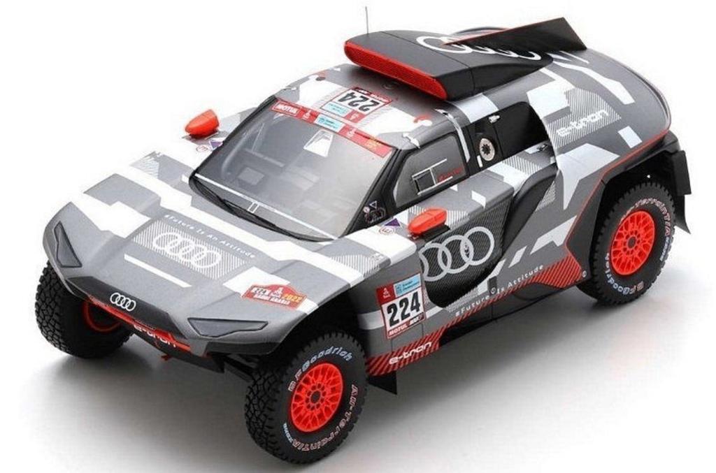 Audi RS Q e-tron Dakar 2022 Spark 1:18, Hobby en Vrije tijd, Modelauto's | 1:18, Ophalen of Verzenden, Nieuw, Auto, Overige merken