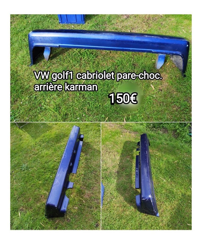golf 1 cabriolet pare-choc Karman arrière autre pièces autre, Arrière, Haillon arrière, Enlèvement, Utilisé