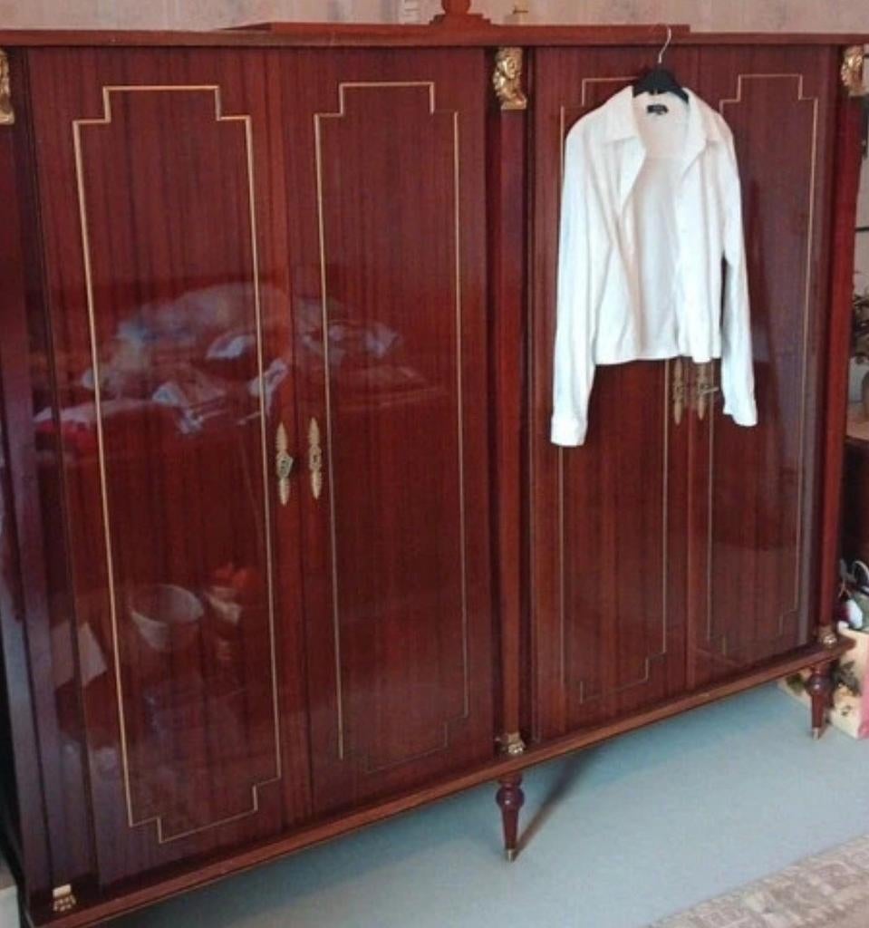 Mahoniehouten slaapkamer, Huis en Inrichting, Slaapkamer | Bedden, Ophalen