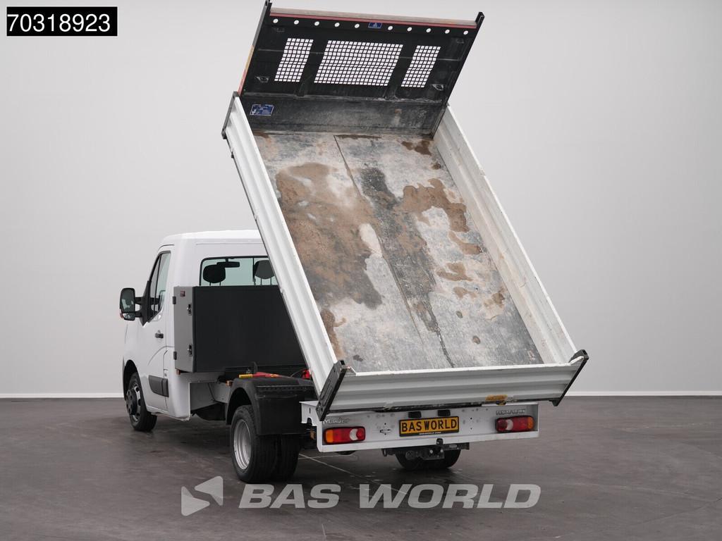 Renault Master 130PK Open Laadbak met Kist Dubbellucht 3,5t, Auto's, Bestelwagens en Lichte vracht, Stof, Gebruikt, Euro 6, 4 cilinders