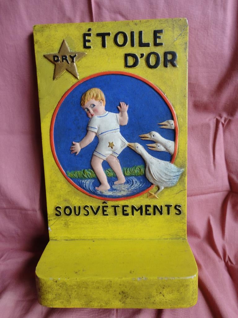 plâtre ETOILE d'OR, rare, Collections, Marques & Objets publicitaires, Enlèvement ou Envoi, Utilisé, Autres types
