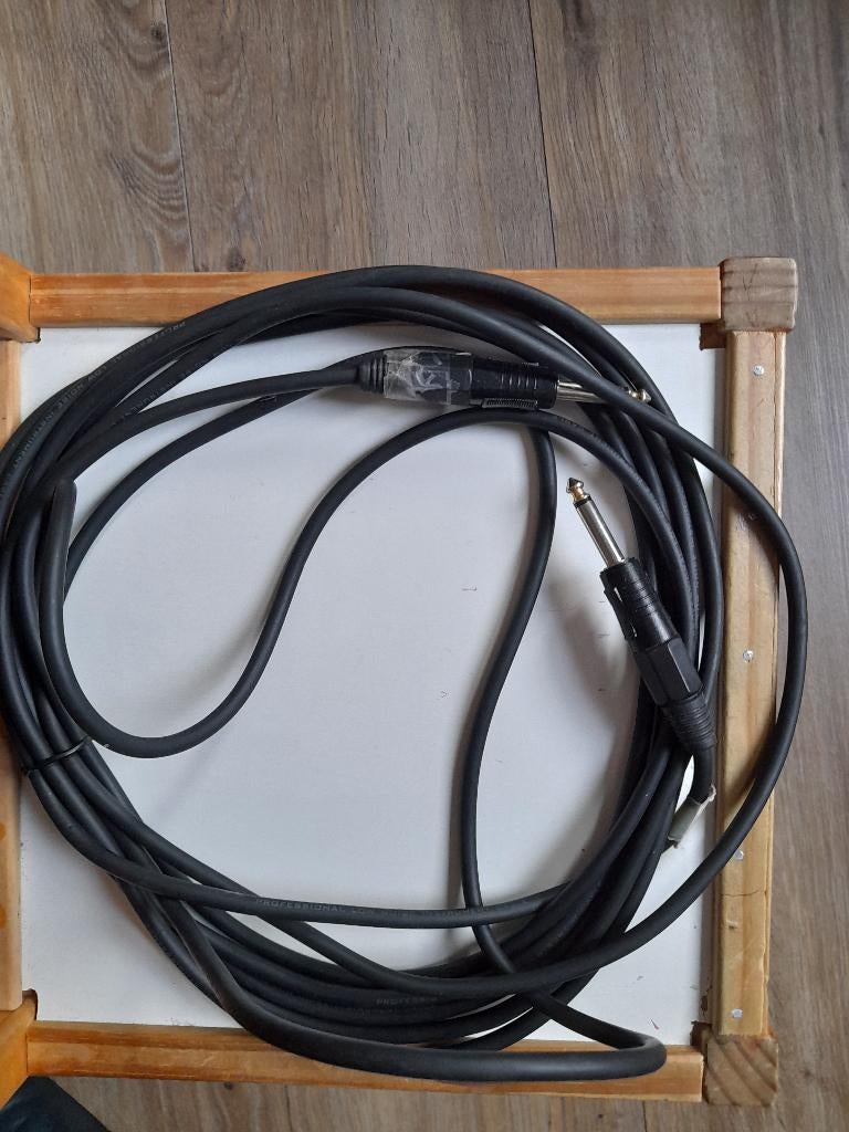 Professionele instrumentkabel, Jack to Jack, 5 m lang, Ophalen of Verzenden, Zo goed als nieuw, Instrument