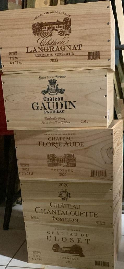 Caisses à vin en bois, Bricolage & Construction, Enlèvement