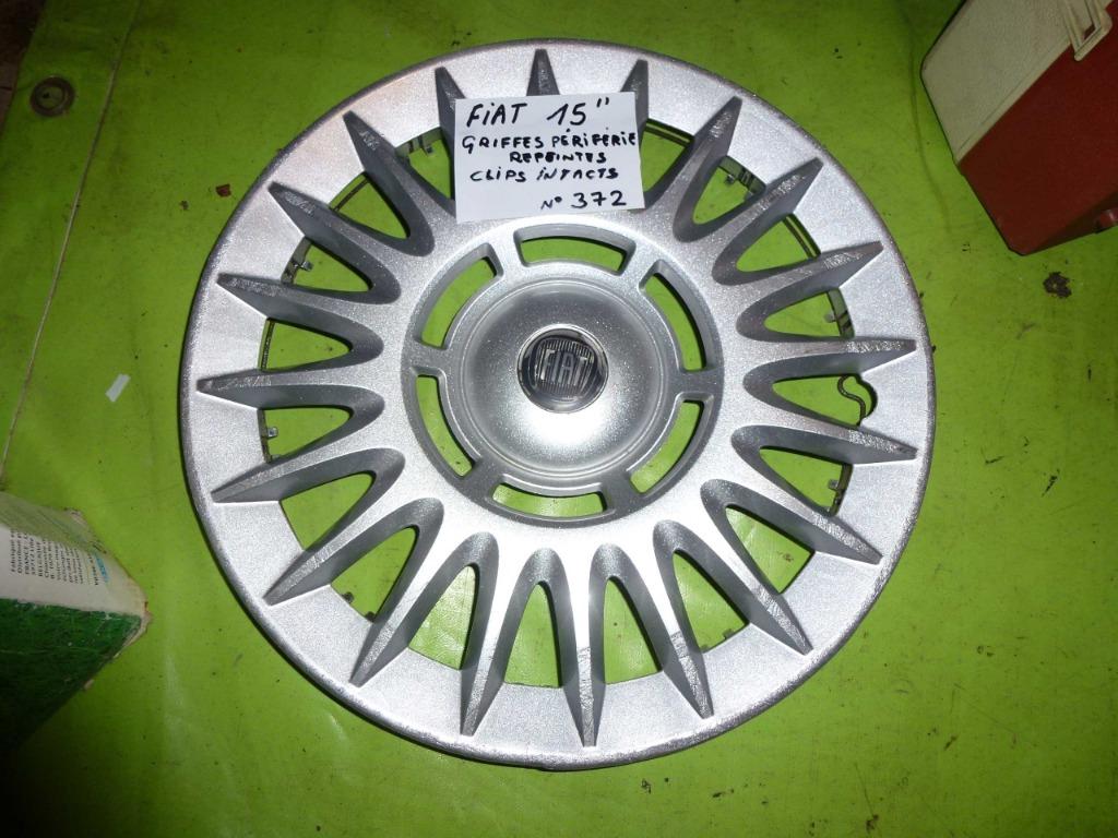 enjoliveur  FIAT 15'' (n° 372)  1pc très bon état, Enlèvement ou Envoi, 16 pouces, Utilisé, Jante(s)