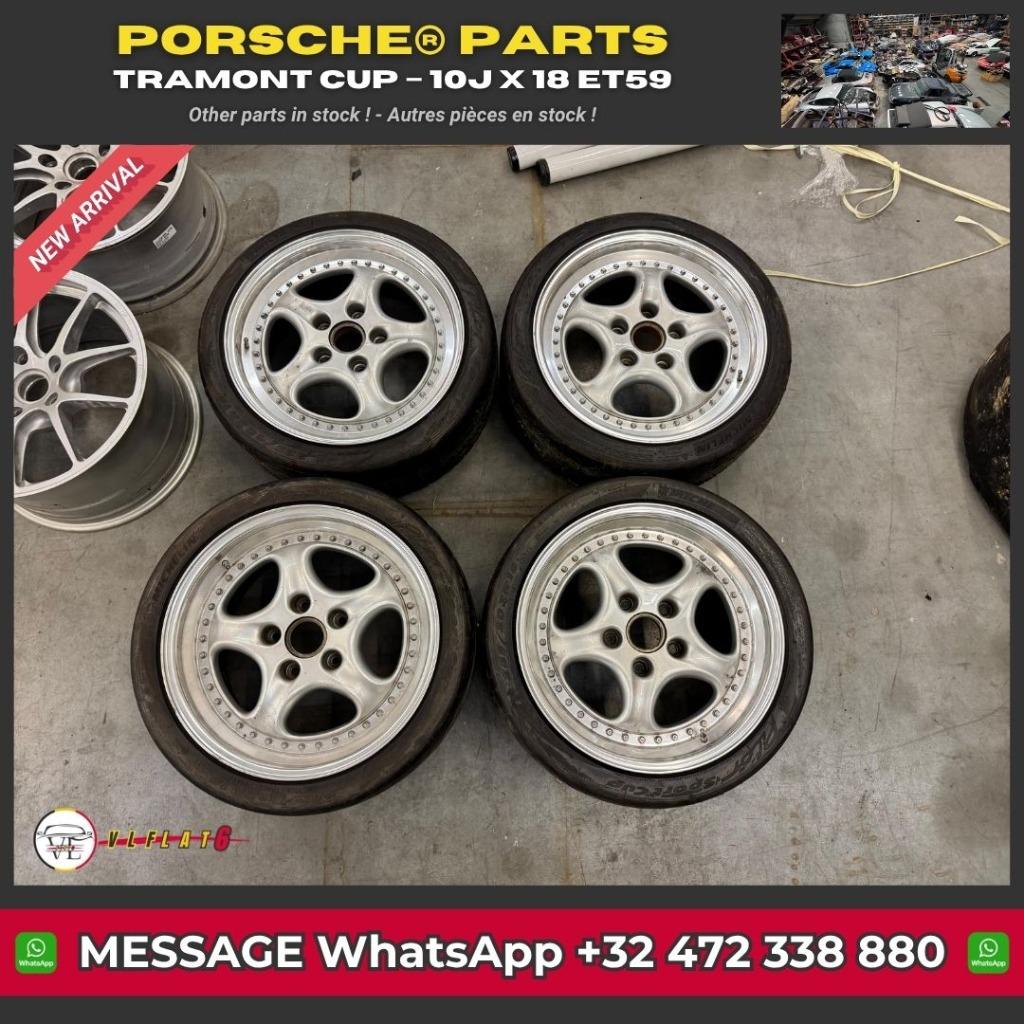 Set de 4 jantes Tramont CUP – 10J x 18 ET59, Autos : Divers, Outils de voiture, Utilisé, Enlèvement