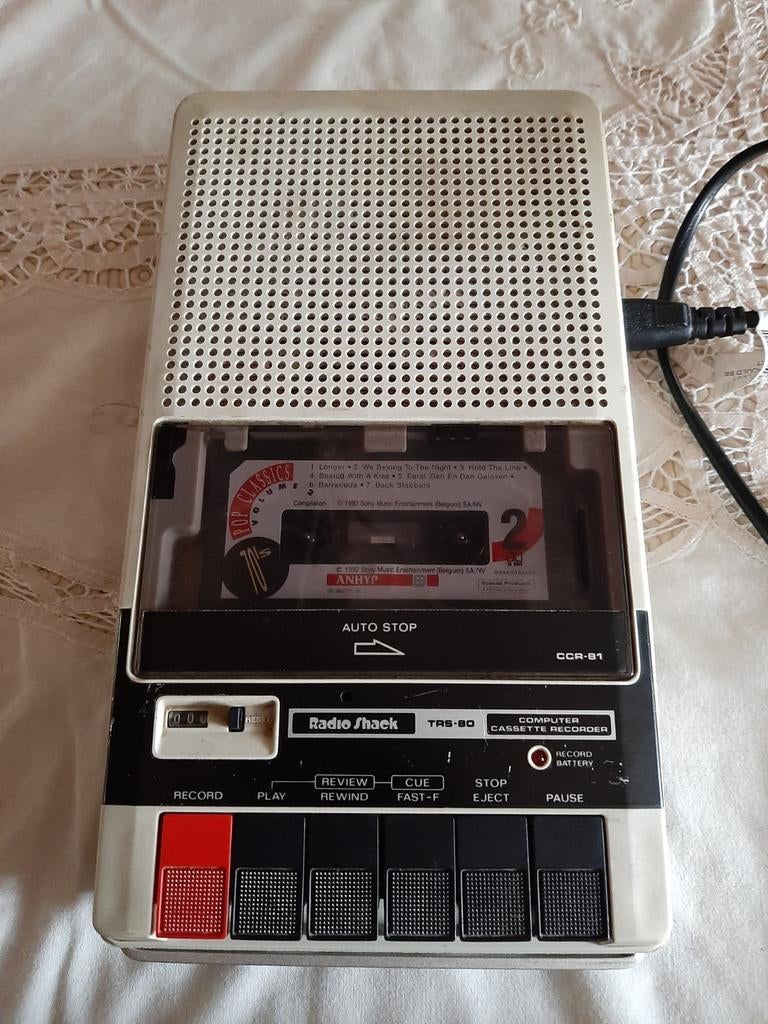Cassette recorder Radio Shaek vintage, Ophalen of Verzenden