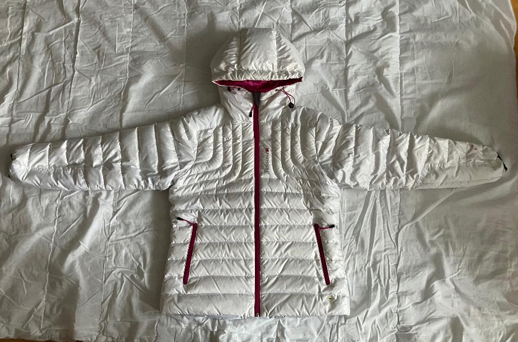 Doudoune blanche Tenson pour femme taille 42, Enlèvement ou Envoi, Comme neuf, Blanc, Taille 42/44 (L)