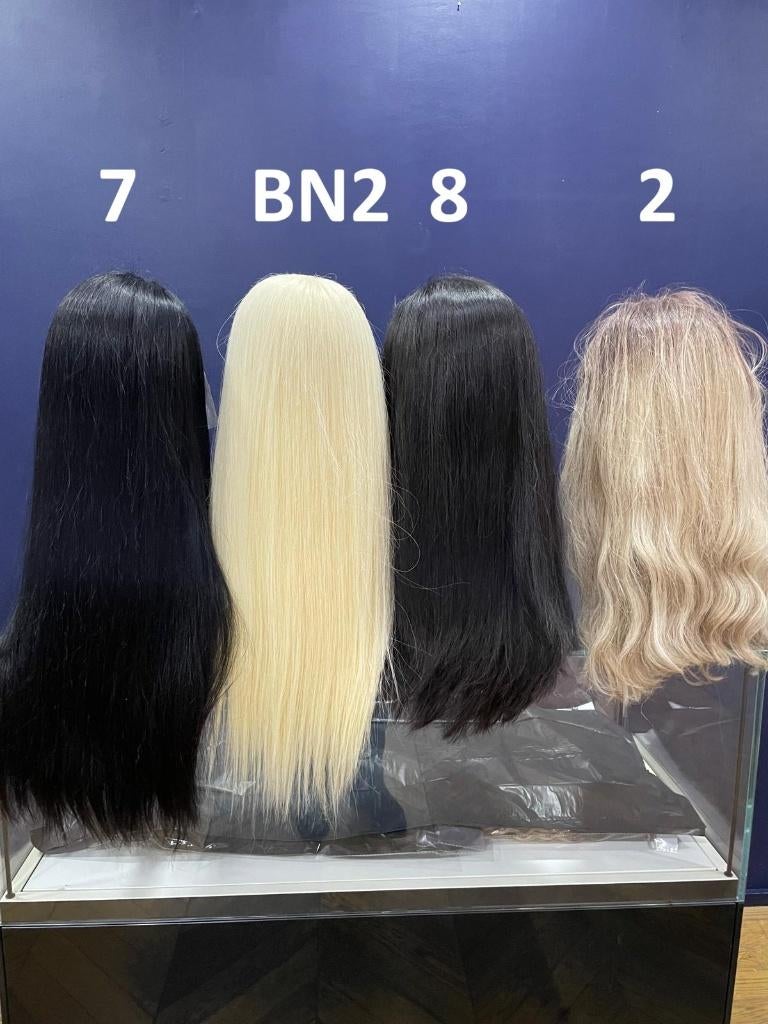 Pruiken met echt Vietnamees haar., Handtassen en Accessoires, Ophalen, Nieuw, Pruik of Haarverlenging