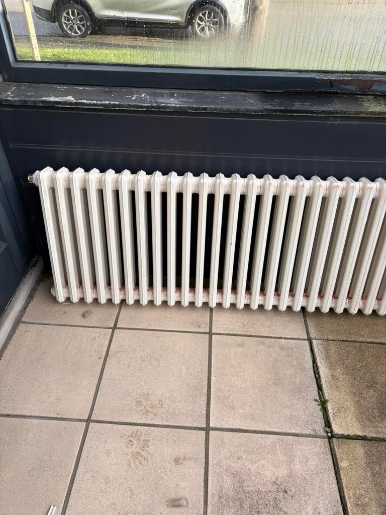 5 radiateurs en fonte à vendre, Bricolage & Construction, Chauffage & Radiateurs, Utilisé, Enlèvement