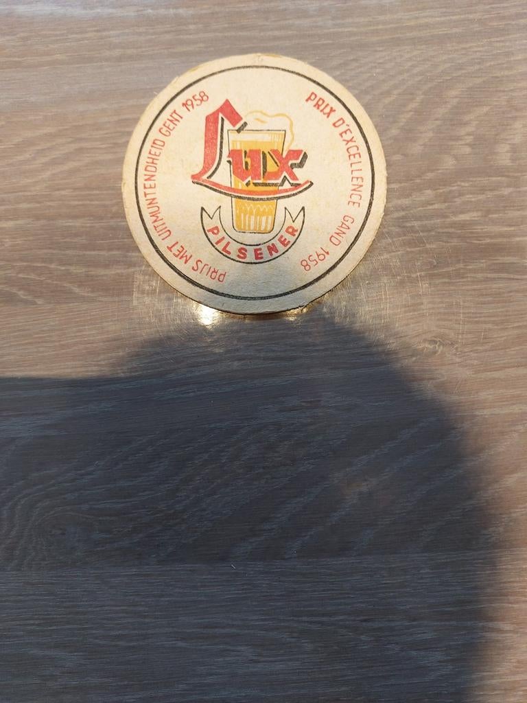 Oud bierviltje brouwerij Chasse Royale Brussel, Verzamelen, Ophalen of Verzenden