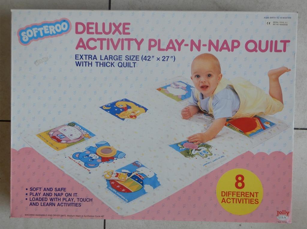 Softeroo Boxkleed speelmat voor baby park tuin, Verzenden, Gebruikt, Rechthoekig, Boxkleed