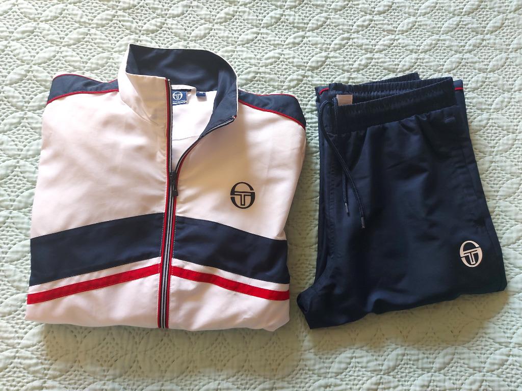 Sergio Tacchini Trainingspak (medium), Maat 38/40 (M), Wit, Ophalen of Verzenden, Sergio Tacchini