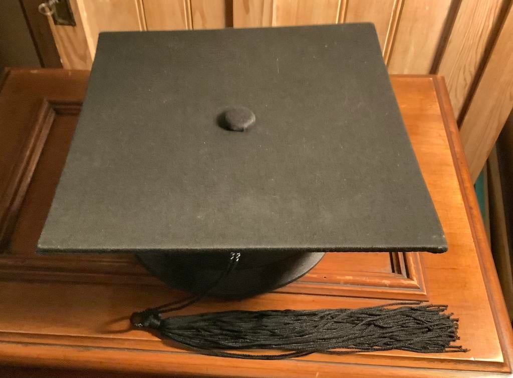 Academische baret / promotiehoed met kwast – ceremoniee, Kleding | Heren, Hoeden en Petten, Zo goed als nieuw, Ophalen