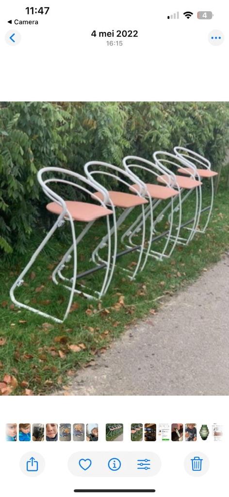 Barkrukken gebruikt in film zillion, Verzamelen, Ophalen, Gebruikt, Film, Gebruiksvoorwerp