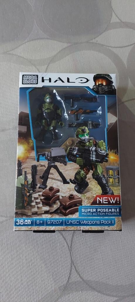 Mega Blocks - Halo - UNSC Weapons Pack II, Ophalen of Verzenden, Nieuw