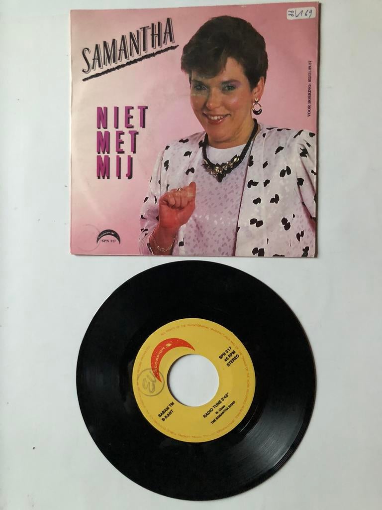 Samantha: niet met mij ( belpop; 1989), Cd's en Dvd's, Vinyl Singles, Verzenden, Zo goed als nieuw, Nederlandstalig