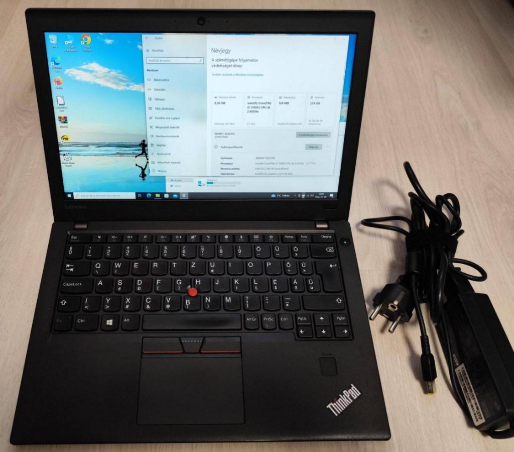 Lenovo ThinkPad X270 12,5" HD Intel Core i5 SSD van 256 GB, Intel Core i5 4200U, 2 tot 3 Ghz, 8 GB, Refurbished