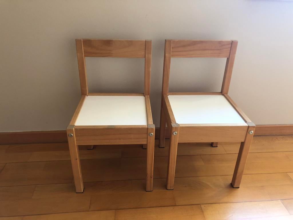 2 leuke mooie kinderstoeltjes, Ophalen, Gebruikt