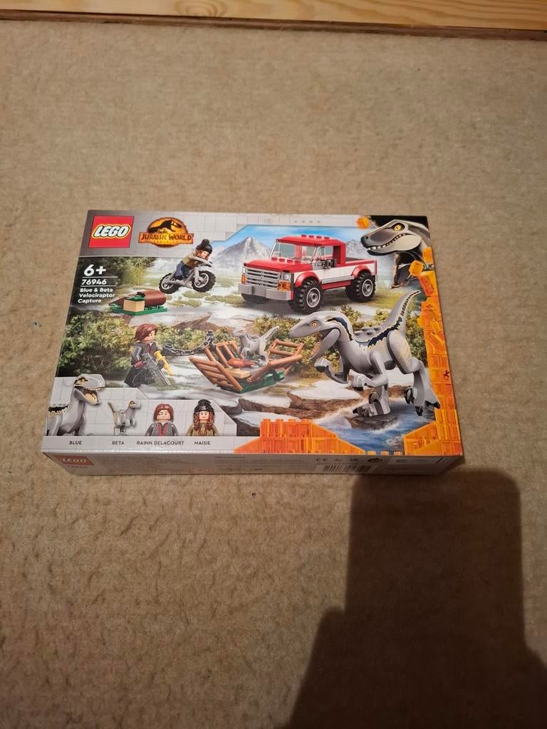 76946 Lego Jurassic World Blue & Beta velociraptor, Ophalen of Verzenden, Lego