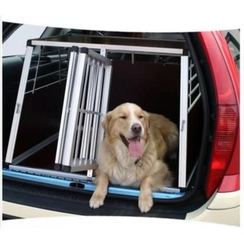 Caisse de voiture pour chien Autobench à double porte en alu, Enlèvement ou Envoi, Neuf