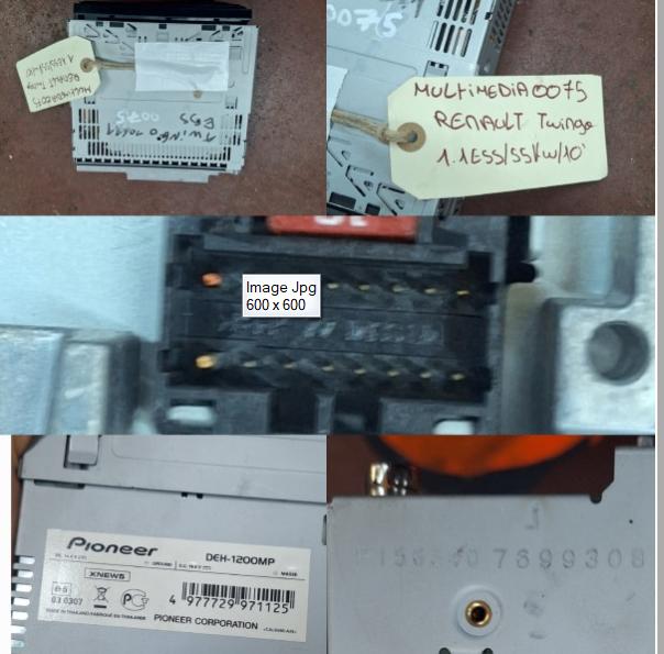 Radio RENAULT TWINGO 1.1ESS/55.00KW/2010 BLANC AUTO RADIO, Enlèvement ou Envoi, Renault