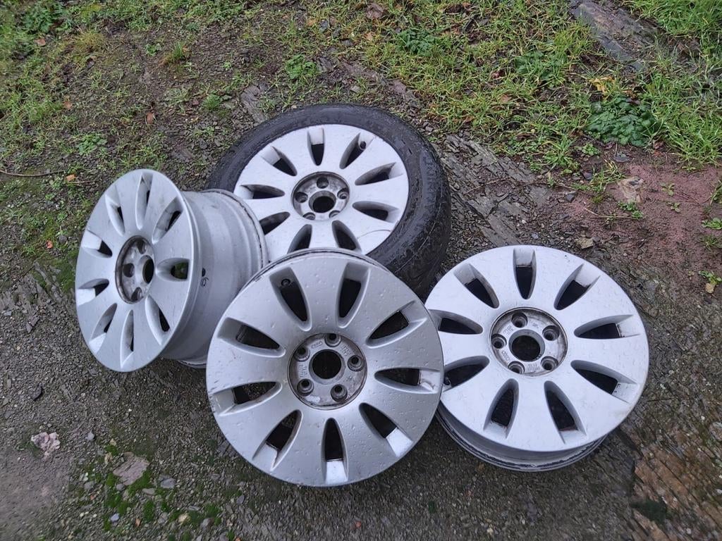 4 jantes alu audi A6 - année 2007, Autos : Pièces & Accessoires, Pneus & Jantes, Enlèvement ou Envoi, Utilisé, Jante(s)