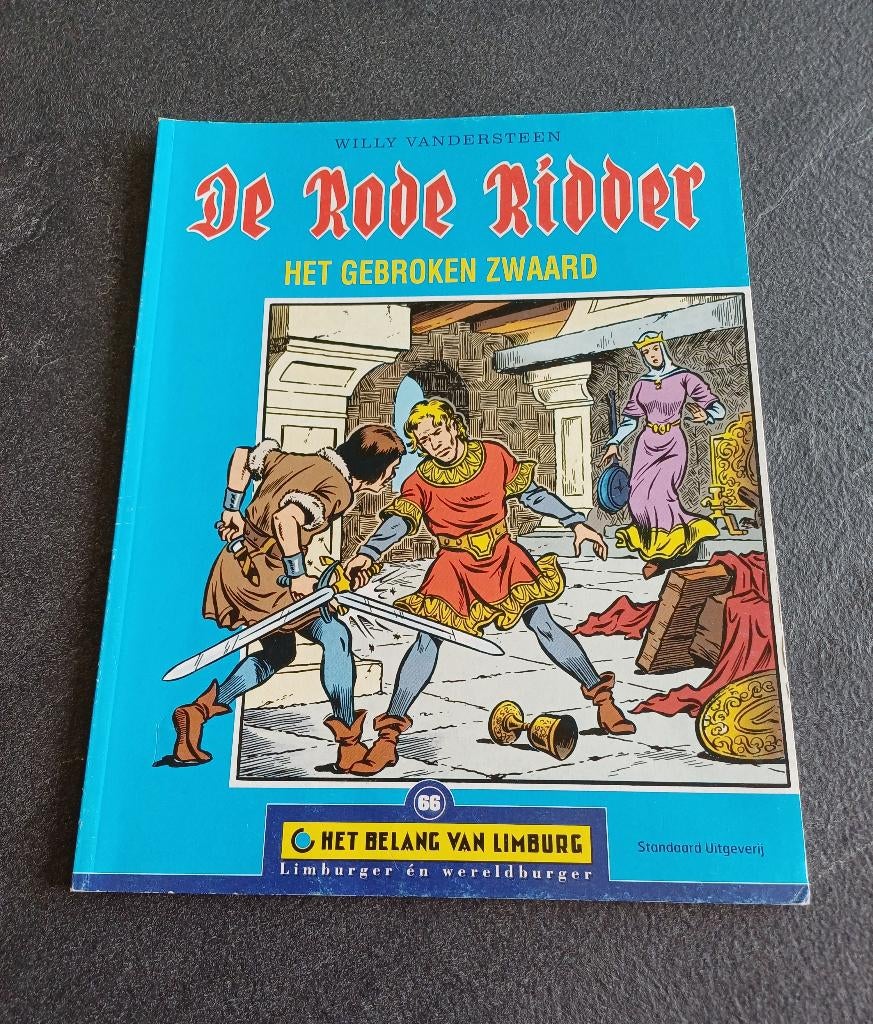 strip de rode ridder : het gebroken zwaard (1), Boeken, Stripverhalen, Eén stripboek, Ophalen of Verzenden, Gelezen, Willy Vandersteen