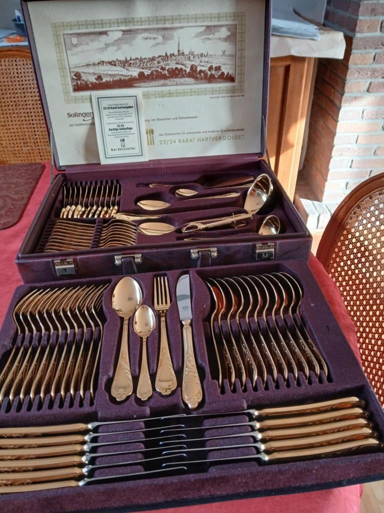 Coffret couvert 12 personnes, Enlèvement