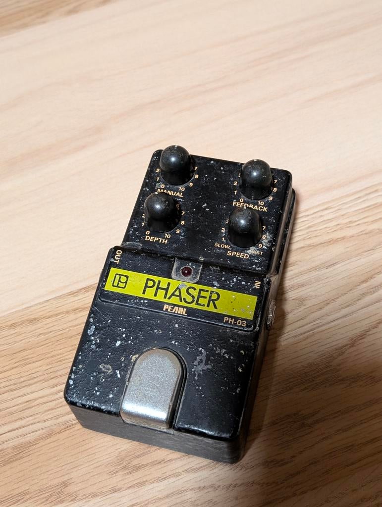 Pearl PH-03 Phaser, vintage phaser pedal, collectors item, Muziek en Instrumenten, Effecten, Ophalen of Verzenden, Gebruikt