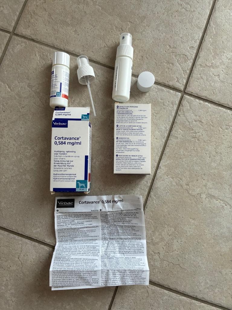 Solution cutanée en spray pour chien Cortavance de Virbac, Enlèvement, Neuf