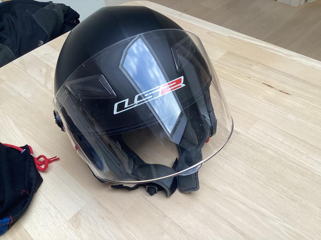 Motorhelm LS2 met radio/communicatie Freecom 1, Ophalen, XL