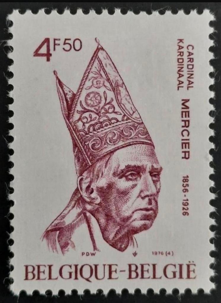 Belgique : COB 1798 ** Cardinal Mercier 1976., Timbres & Monnaies, Timbres | Europe | Belgique, Sans timbre, Neuf, Enlèvement ou Envoi