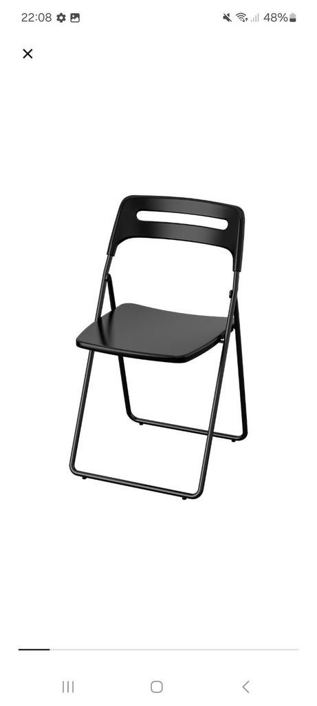 Recherché : chaise pliante Ikea Nisse, Jardin & Terrasse, Enlèvement ou Envoi, Neuf
