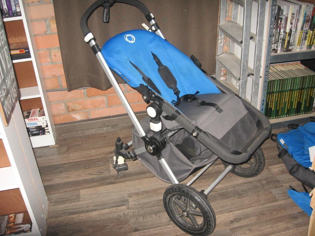 kinderwagen Bugaboo Cameleon blauw, Bugaboo, Utilisé, Poussette, Tige de poussée réglable