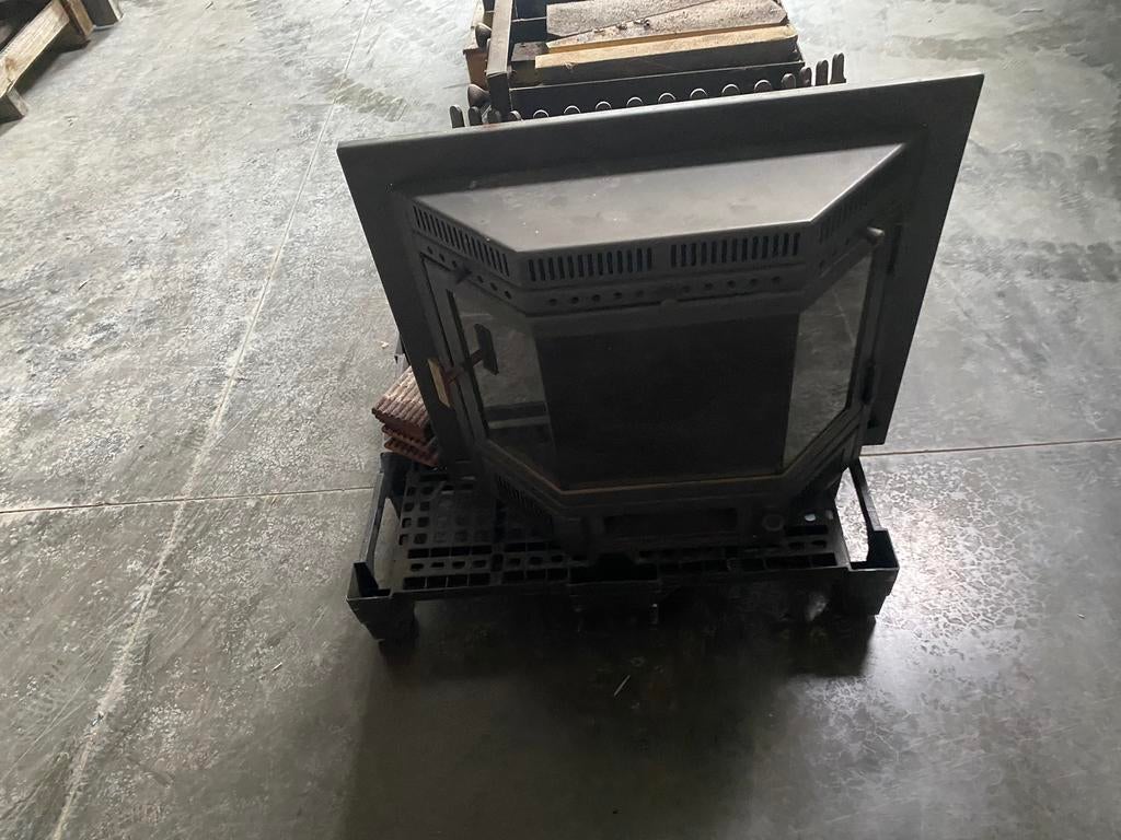 Houtkcasettes, Maison & Meubles, Cheminées, Comme neuf, Enlèvement