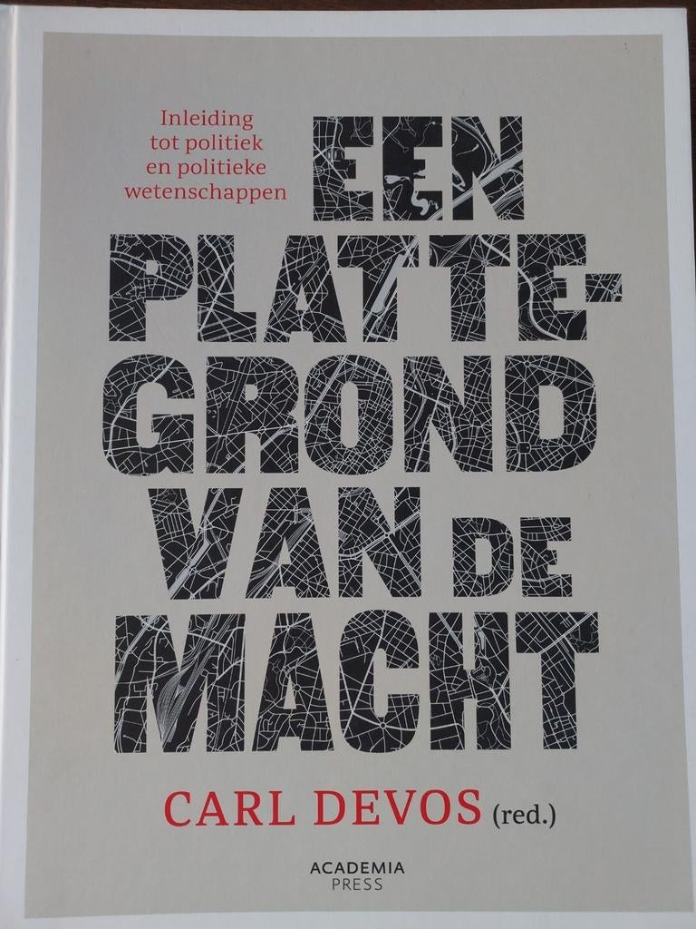 Carl Devos - Een plattegrond van de macht 2023, Boeken, Ophalen of Verzenden, Zo goed als nieuw, Carl Devos